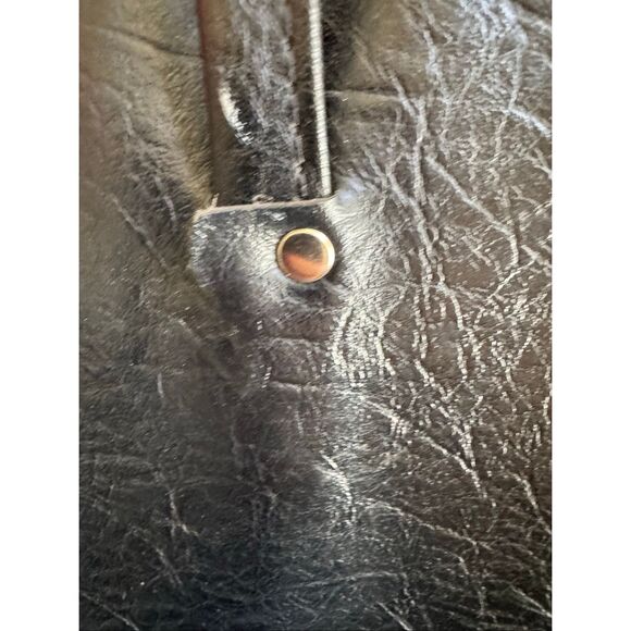 Vintage 90s kids corporate work suitcase travel salesman double handle - Picture 5 of 5